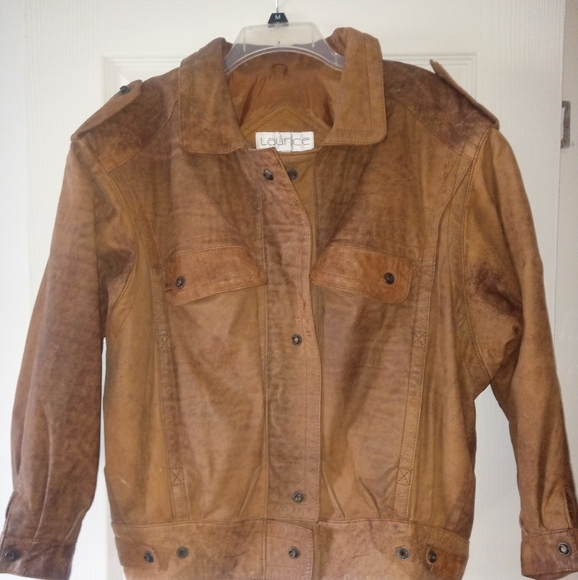 Jackets & Blazers - Vintage Leather Bomber Jacket